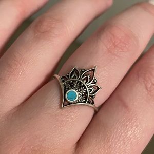 Silver & turquoise ring